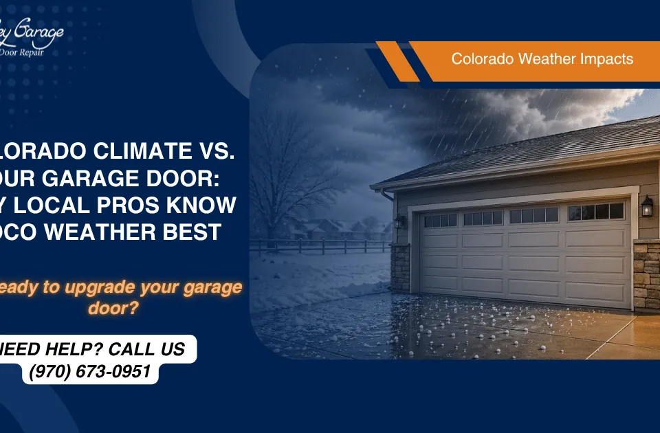 Colorado Climate vs. Your Garage Door: Why Local Pros Know NoCo Weather Best